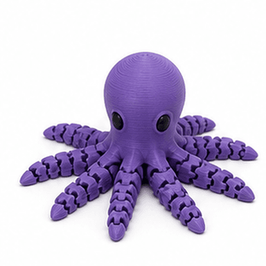 Pulpo articulado 3D rosa